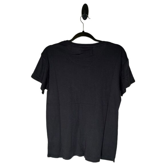 Free People Minimalist Basic Black Small T-Shirt Sandrine Rose Virgin Label NEW - Picture 2 of 8
